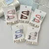 The new Korean version of the floral bow children's hair clip, sweet fabric princess bangs side clip, double set bye-bye girl clip Application Scenario